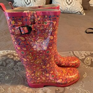 Lower East Side Pink Rain Boots